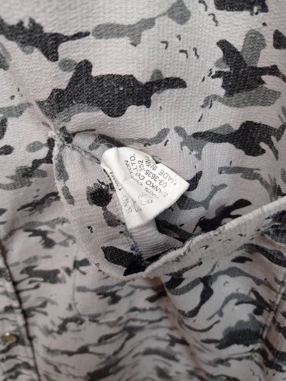 Veste Bomber Phat Farm Vintage 2XL Noir Camouflage - Réversible, Années 2000, Parfait état