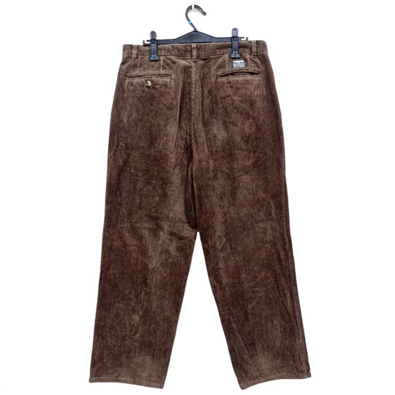 【激安大特価！】 Strike Lucky 90s Vintage Corduroy 35 W Size Streetwear Pants パンツ