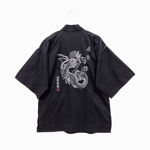 Vintage Jinbei Ryu - Rare Yukata - Noragi Jacket … - image 1