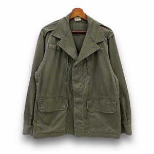 Vintage 80s Army Scovet 1983 Jungle Fatigue Jacket Size M-L