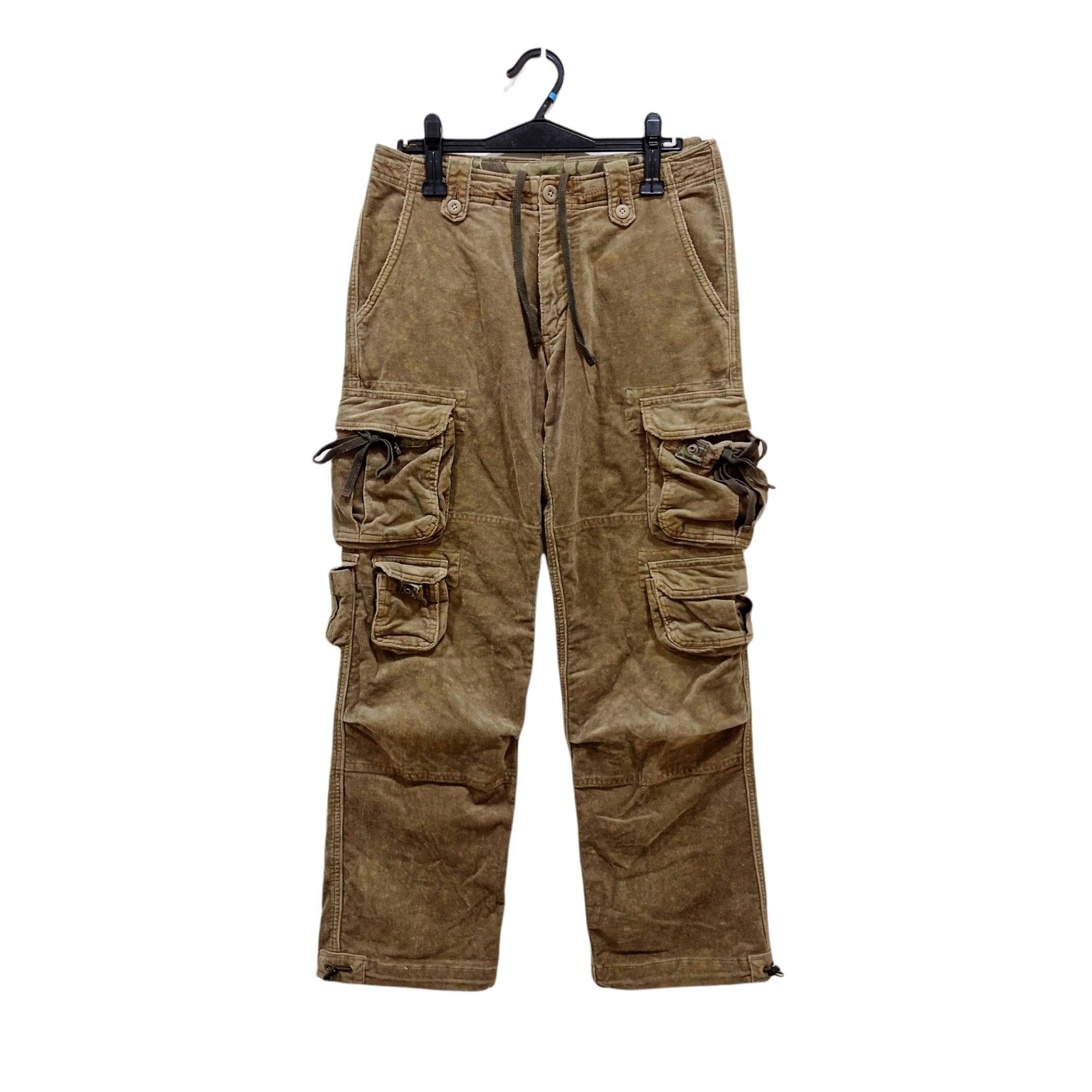 Cullin Beige Corduroy Cargo Pant – BlackTree