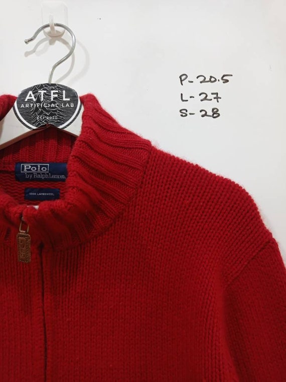 Vintage 90s Polo Ralph Lauren Knitwear menswear S… - image 2