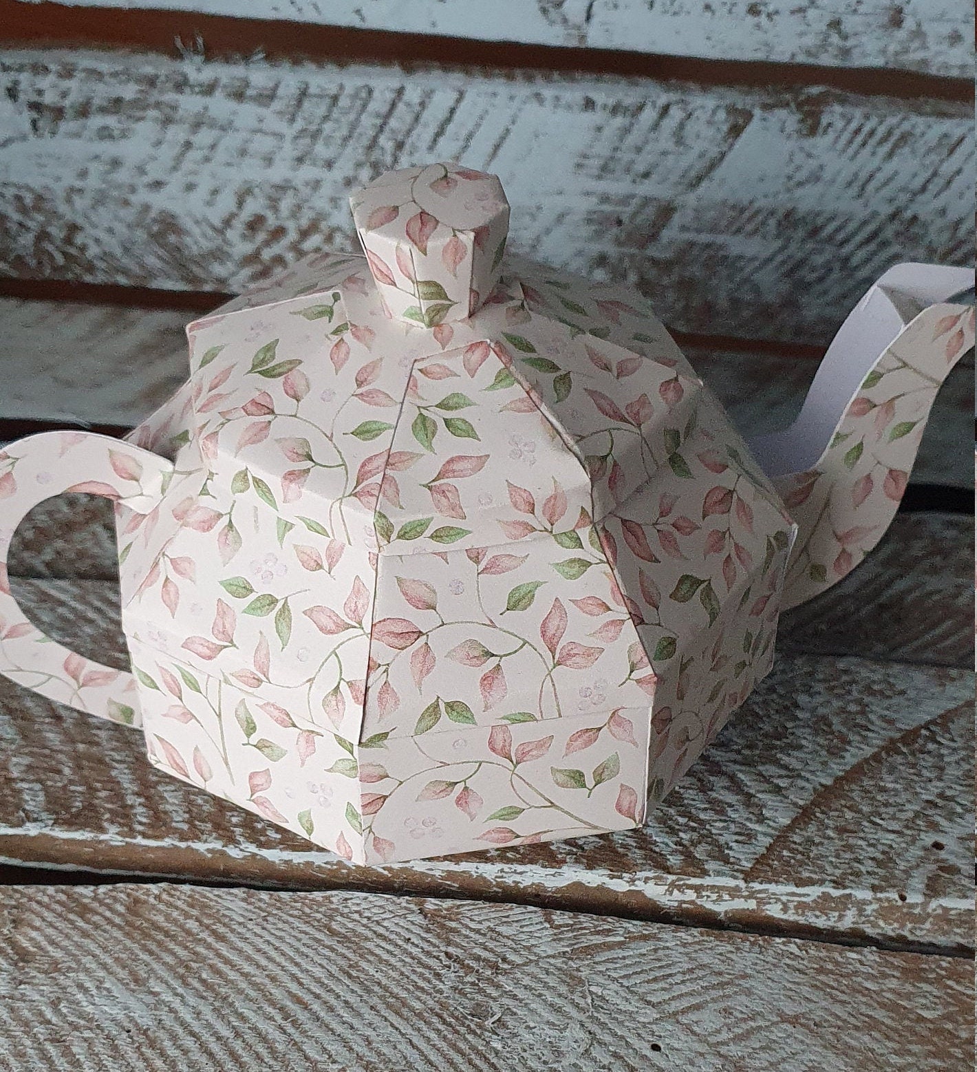 unique teapot gift box full of treats. Mother's Etsy