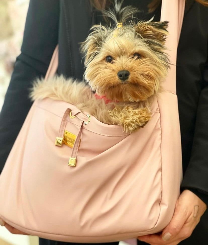 Pink Soft Dog Travel Carrier / Teacup Dog / Teacup Puppy / Luxury