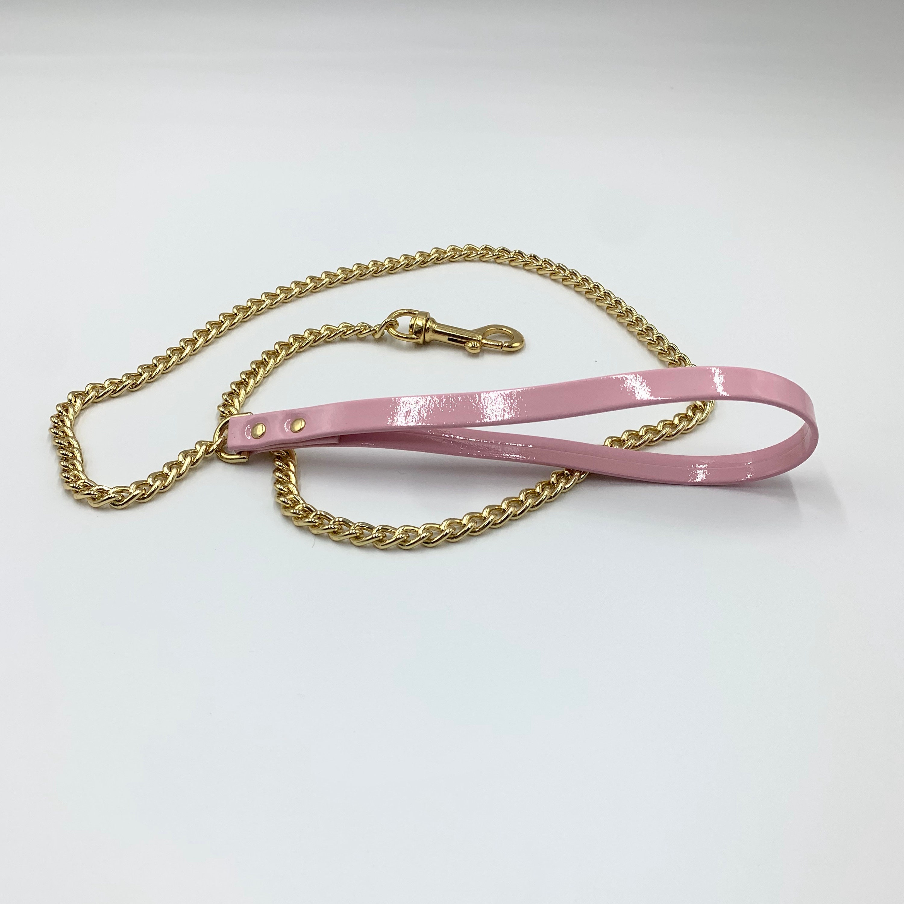 Dog Leash / Pink Dog Leash / Small Dog Leash / Faux Leather Etsy