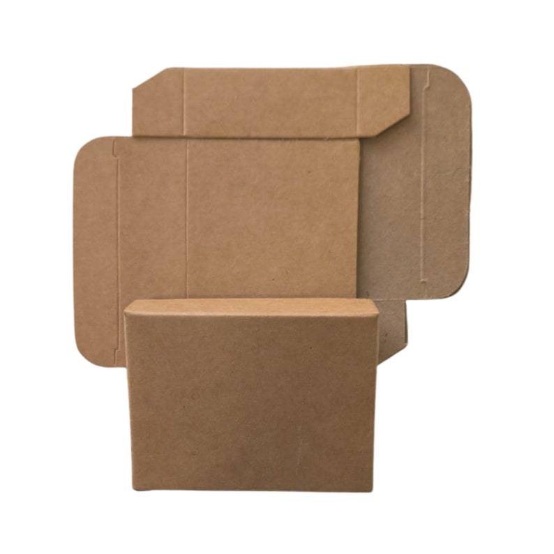 Kraft Paper Boxes 50pack Packaging Boxes for Handmade Products