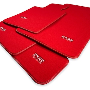 Floor Mats For All BMW Models (1990-2022) Black / Red/ Blue / Gray Color to choose ER56 Design Premium Brand
