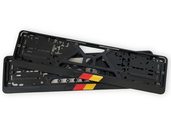 Europe Standard License Plate Frame Fits All Volkswagen Models Golf Arteon Atlas Taos Tiguan Jetta GTI Passat