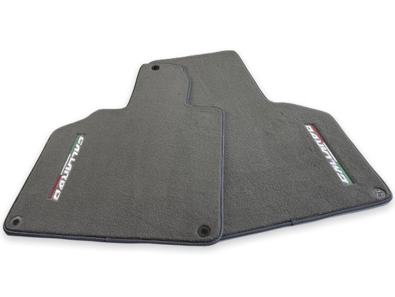 Floor Mats for Lamborghini Gallardo 2004-2014 Gray / Red / Blue / Dark Blue  / Black Colors Tailored Carpets With Italian Emblem -  UK
