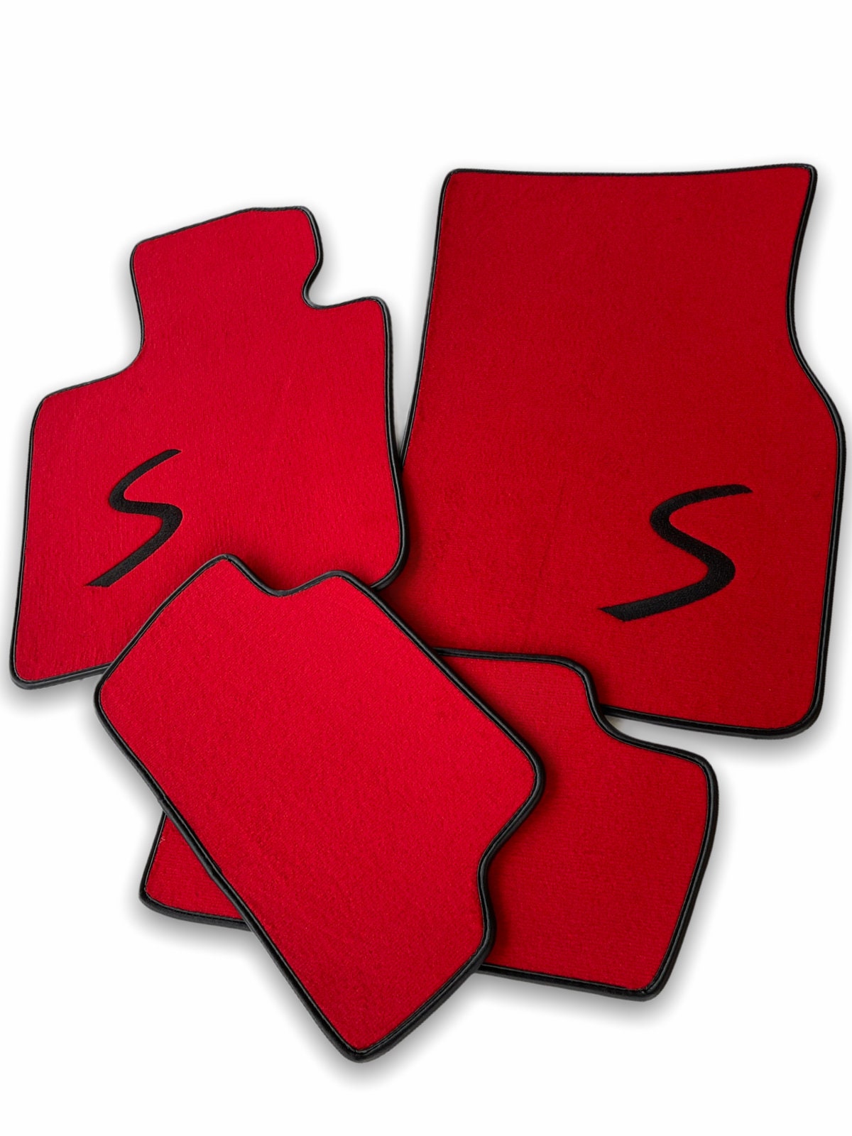 Floor Mats for Mini Cooper S Red Autowin Premium Brand F54 Clubman / R56 /  R57 / F55 / F56 / F57 / Countryman R60 / One 