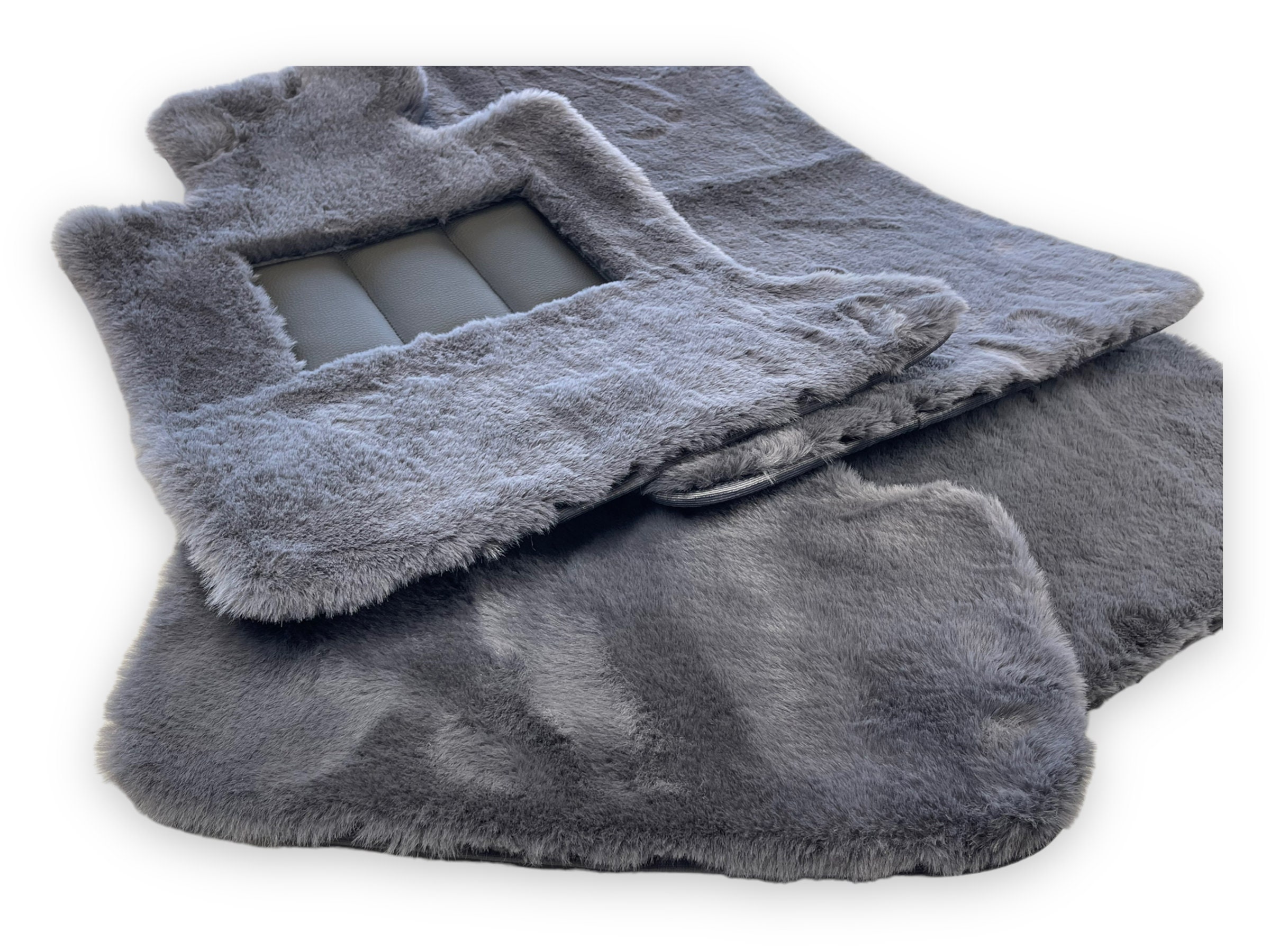 Dark Gray Sheepskin Floor Mats for Rolls Royce Black ER56 Etsy