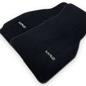 Floor Mats For Toyota MR2 (2002-2007) Tailored For Perfect Fit Carpets Black AutoWin Brand