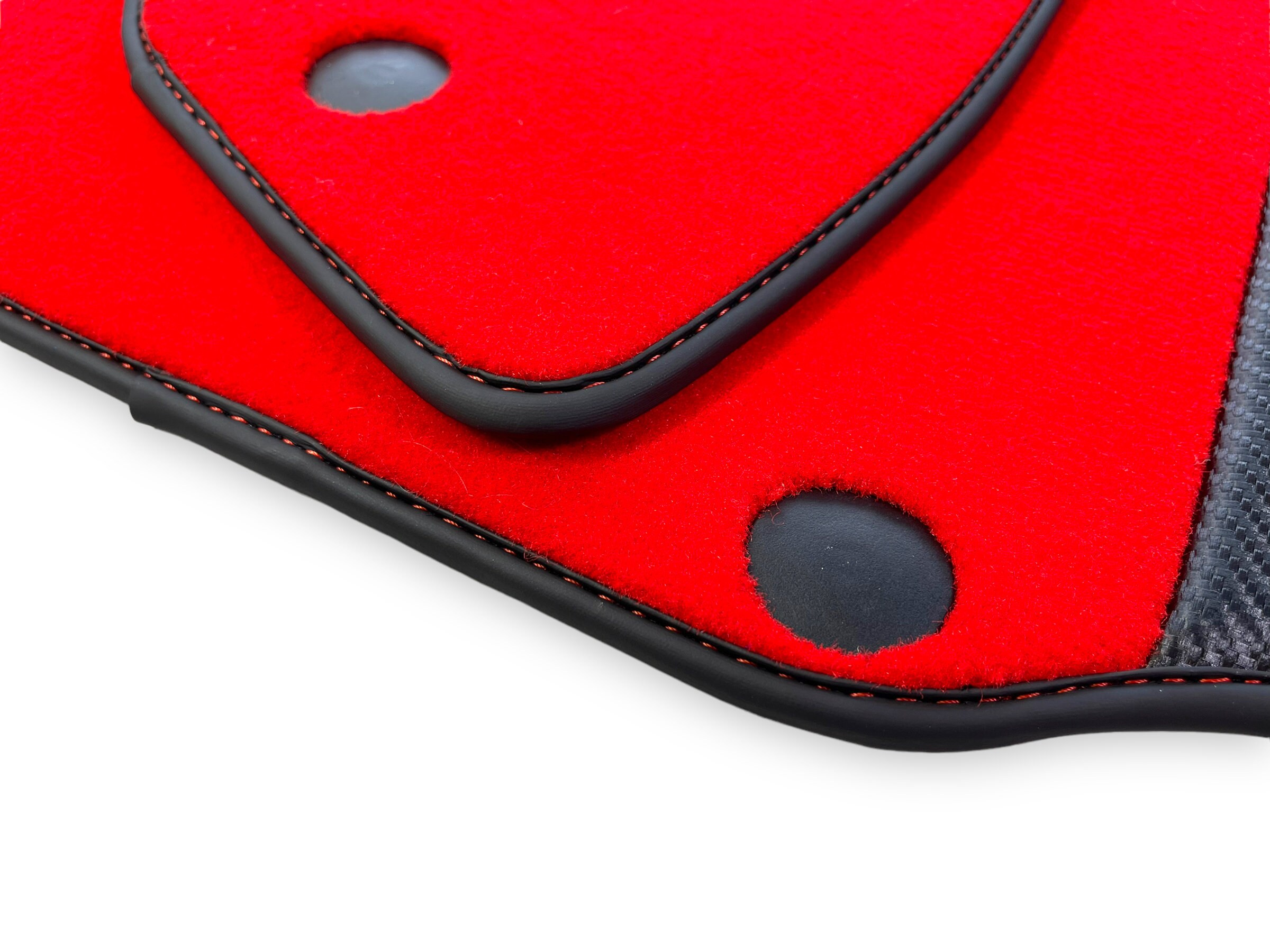 Red Floor Mats for Ferrari 812 Superfast 2018-2022 Autowin Brand Left ...