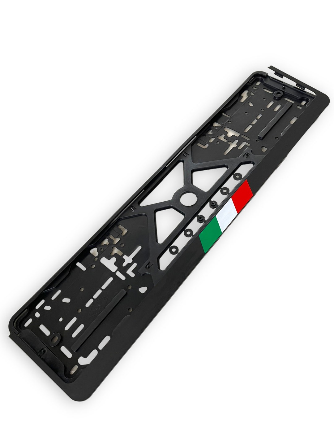 Rastafarian License Plate Frame - Aluminum Ethiopian Flag Car Tag Holder