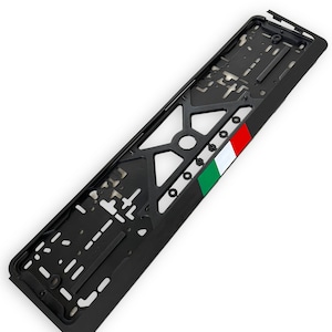 Europe Standard License Plate Frame Fits All Lamborghini Models - Gallardo / Huracan / Aventador / Urus / Diablo / Countach / Murcielago