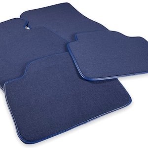 Floor Mats For Rolls Royce Dark Blue AutoWin Premium Brand ( Wraith / Shadow / Phantom / Ghost / Dawn / Cullinan )