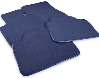 Floor Mats For Rolls Royce Dark Blue AutoWin Premium Brand ( Wraith / Shadow / Phantom / Ghost / Dawn / Cullinan )