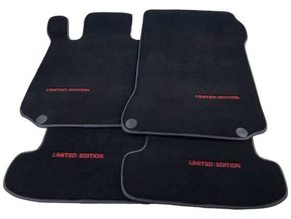 Floor Mats for Mercedes benz S Class W140 SEC Coupe 1991 1998 Black Color Carpets Red Sewing Limited Edition Etsy Canada
