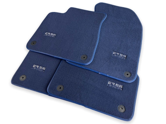 Tapis de sol de voiture en cuir pour Audi, tapis de style