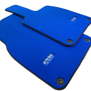 Floor Mats For Porsche 718 Boxster 2017-2022 Blue Er56 Design Right Hand Drive Or Left Hand Drive