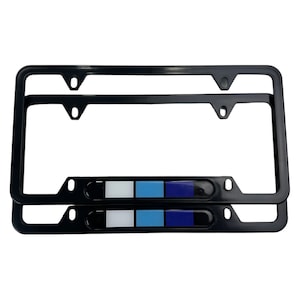 License Plate Frames for Toyota Retro Heritage (1990-2023) ABS Plastic TRD Off-Road Tacoma-FJ-Cruiser Grey