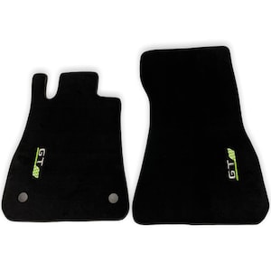 Floor Mats For Mercedes-Benz Amg Gt C190 Gt Gts Gtc Gtr Green Flag Autowin