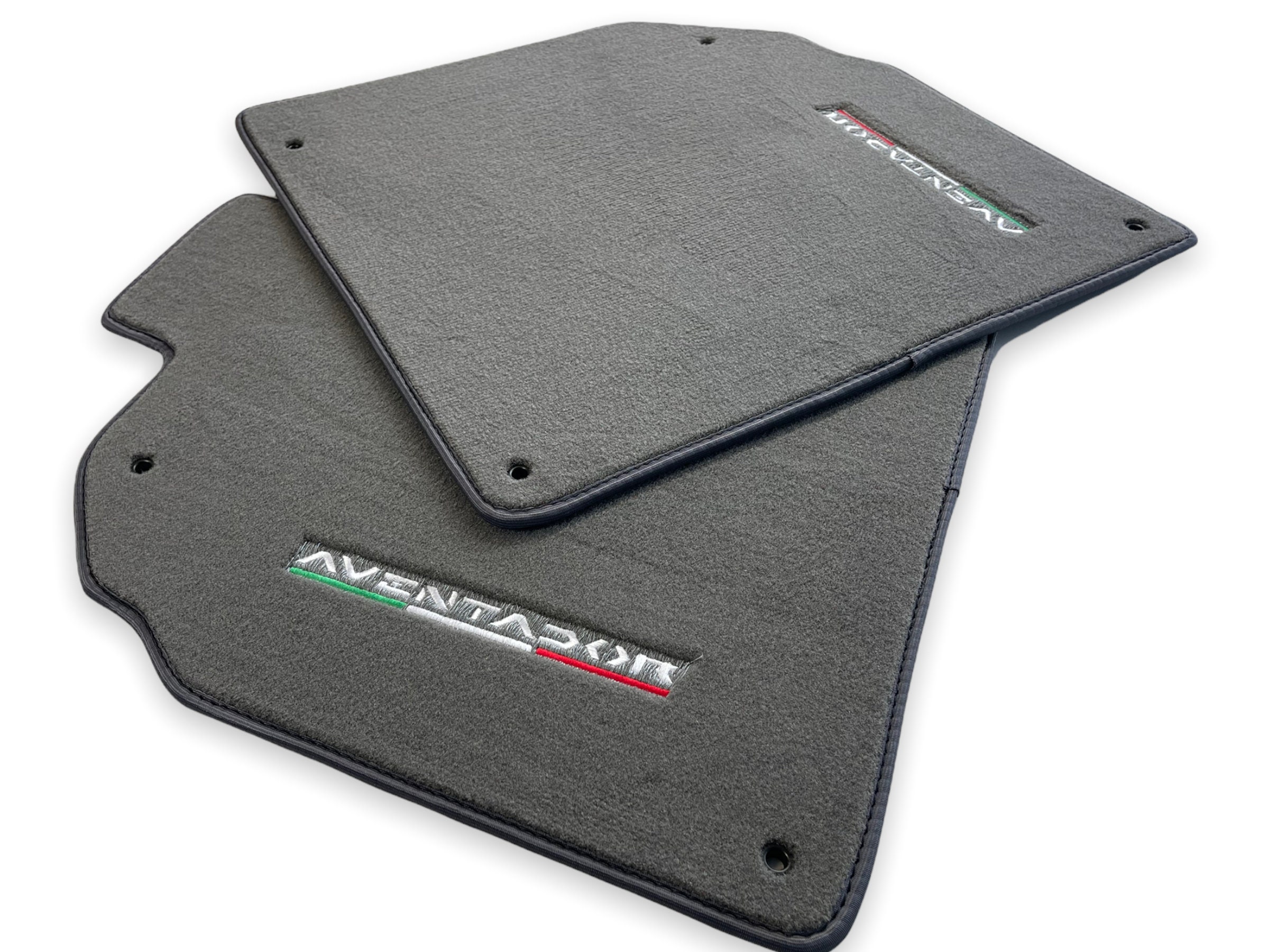 ランボルギーニ アヴェンタドール 2012-2022 用フロアマット レッド