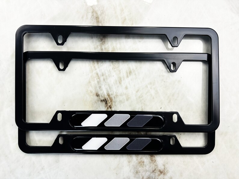 License Plate Frame for Toyota Retro Style TRD Tri Color JDM 4runner