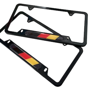 A moldura da placa de licença padrão dos EUA se adapta a todos os modelos AUDI A1 A2 A3 A4 A5 A6 A7 A8 Q2 Q3 Q5 Q7 Q8
