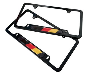 USA Standard License Plate Frame Fits All AUDI Models A1 A2 A3 A4 A5 A6 A7 A8 Q2 Q3 Q5 Q7 Q8