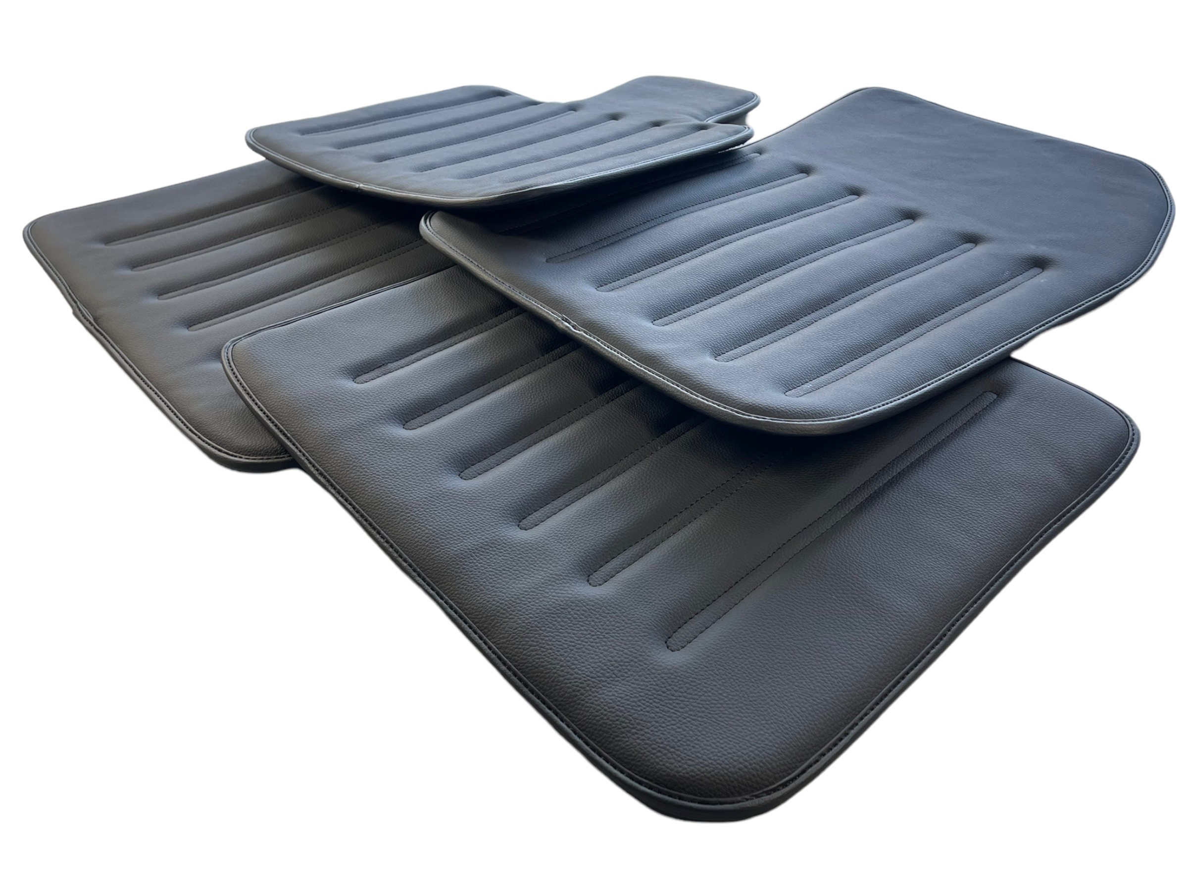 Wraith Table Mat Black Leather Floor Mats for Rolls Royce Black Badge ( Wraith / Shadow ...