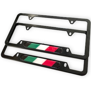 USA Standard Nummernschild Rahmen passend für alle Alfa Romeo Modelle - Giulia / Alfetta / Giulietta / AR51 / 164 / 156 / 166