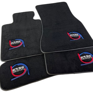 Floor Mats For BMW 5 Series G30 G31 2016-2022 Black Color Er56 Design Premium Brand