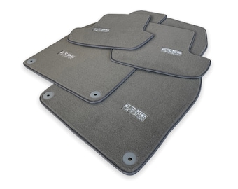 Floor Mats For Porsche Cayenne 92A 2010-2021 Year Red / Blue / Gray / Beige / Dark Blue / Black Color ER56 Design Premium Brand LHD