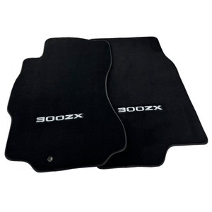 Floor Mats For Nissan 300 ZX - Z32 (1990-1996) Tailored Black Carpets