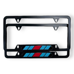 USA Standard Nummernschild Rahmen passend für alle Porsche Modell Macan Panamera Cayenne Cayman Taycan 997 991 992 987 Boxster Martini Racing