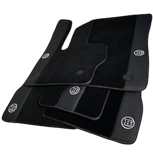 Black Floor Mats For Mercedes-Benz G Class BRABUS 2019-2022 W464