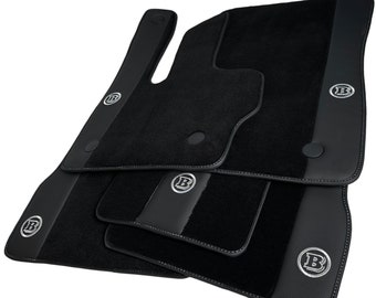 Black Floor Mats For Mercedes-Benz G Class BRABUS 2019-2022 W464