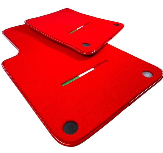 フェラーリ 599 2006-2012 用フロアマット レッドカラー テーラード フェラーリ 599 2006-2012 用フロアマット レッドカラー テーラード