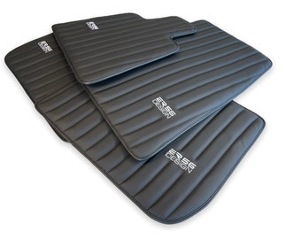 Tapis de sol pour Rolls Royce Cuir Noir ER56 Design Premium Brand ( Wraith / Shadow / Phantom / Ghost / Dawn / Cullinan