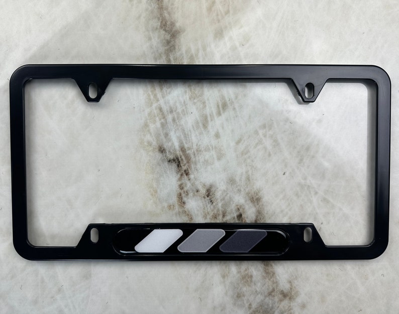 License Plate Frame for Toyota Retro Style TRD Tri Color JDM 4runner