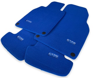 Floor Mats For Porsche Panamera 2017-2022 971 Year Red / Blue / Gray / Beige / Dark Blue / Black Color ER56 Design Premium Brand LHD