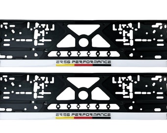 License Plate Frames For All BMW M Performance Models (1990-2024) Europe Standard size - Fits M1 M2 M3 M4 M5 M6 M8 X1 X2 X3 X5 X6