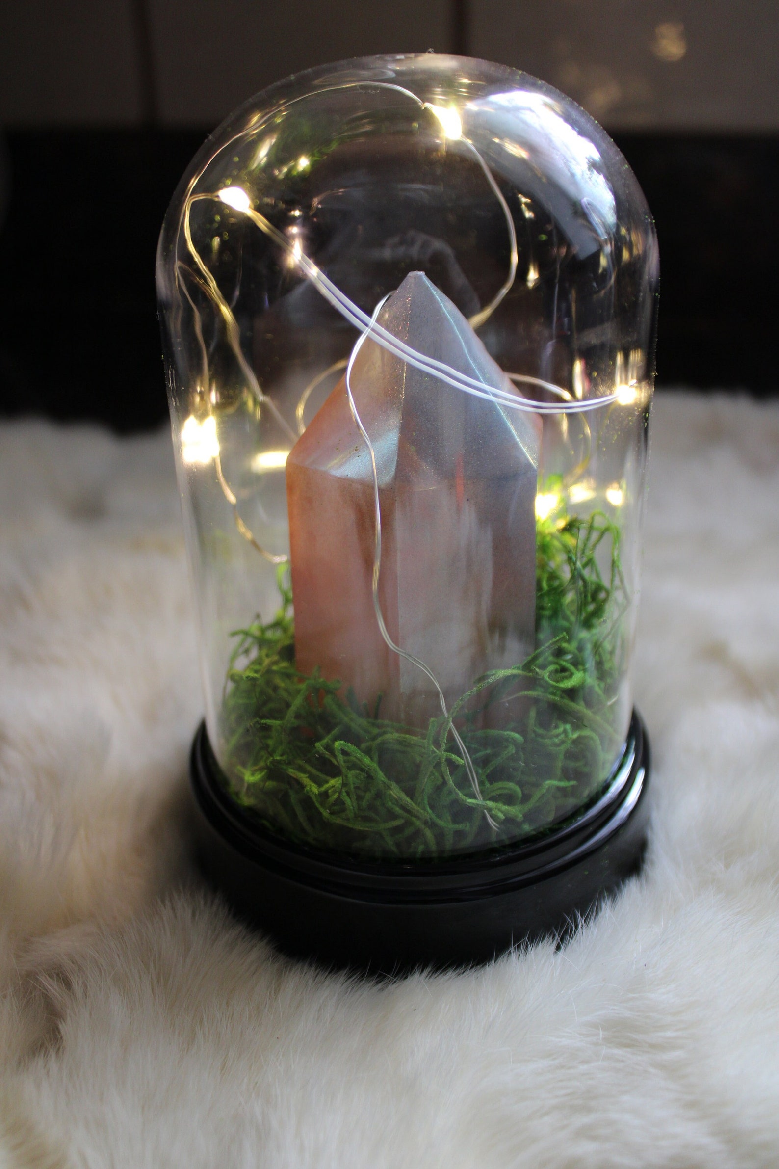 Stone Crystal Resin Tower Dome | Etsy