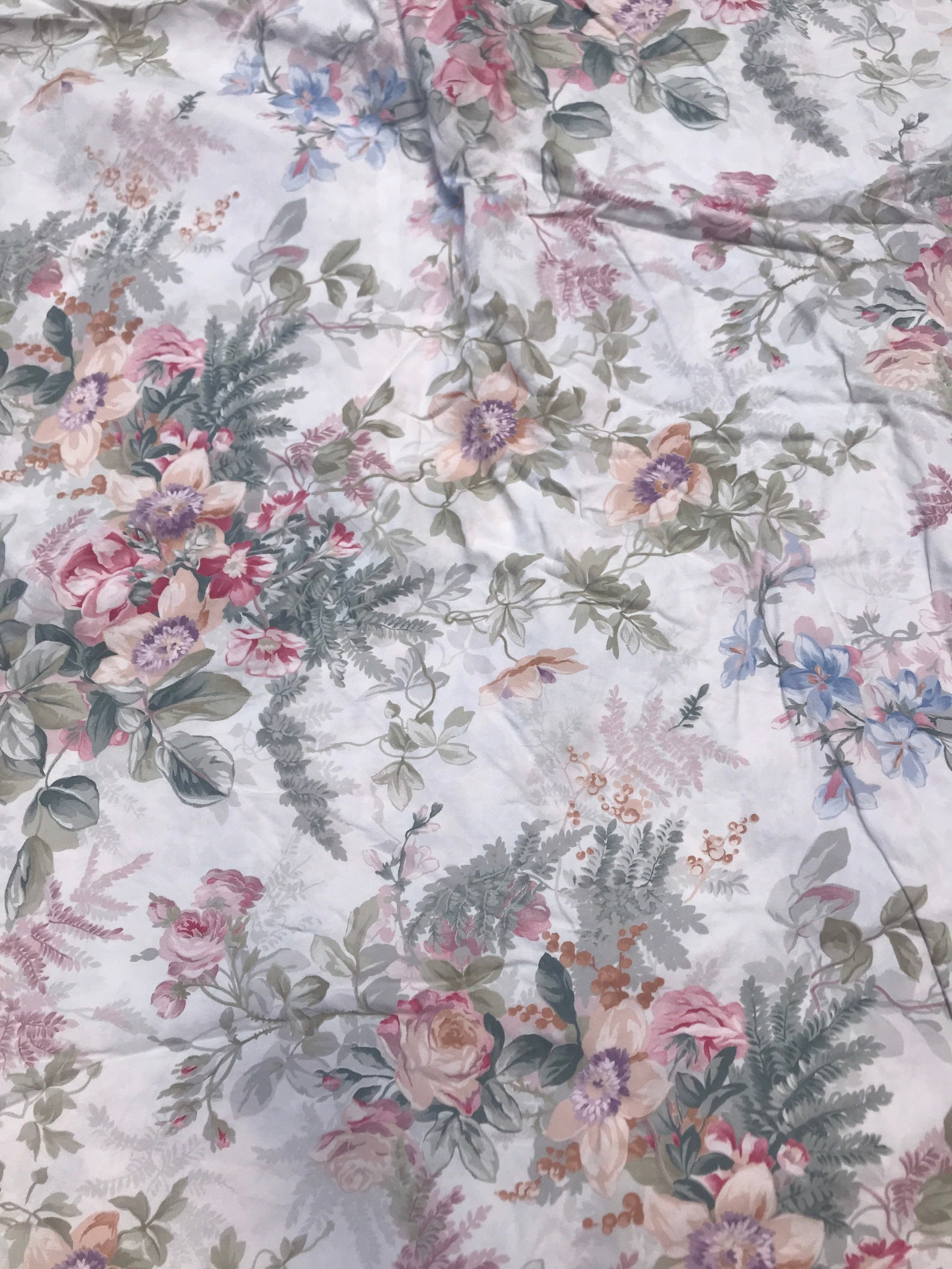 RARE Ralph Lauren Queen Duvet Floral Chintz Full Duvet Cover | Etsy