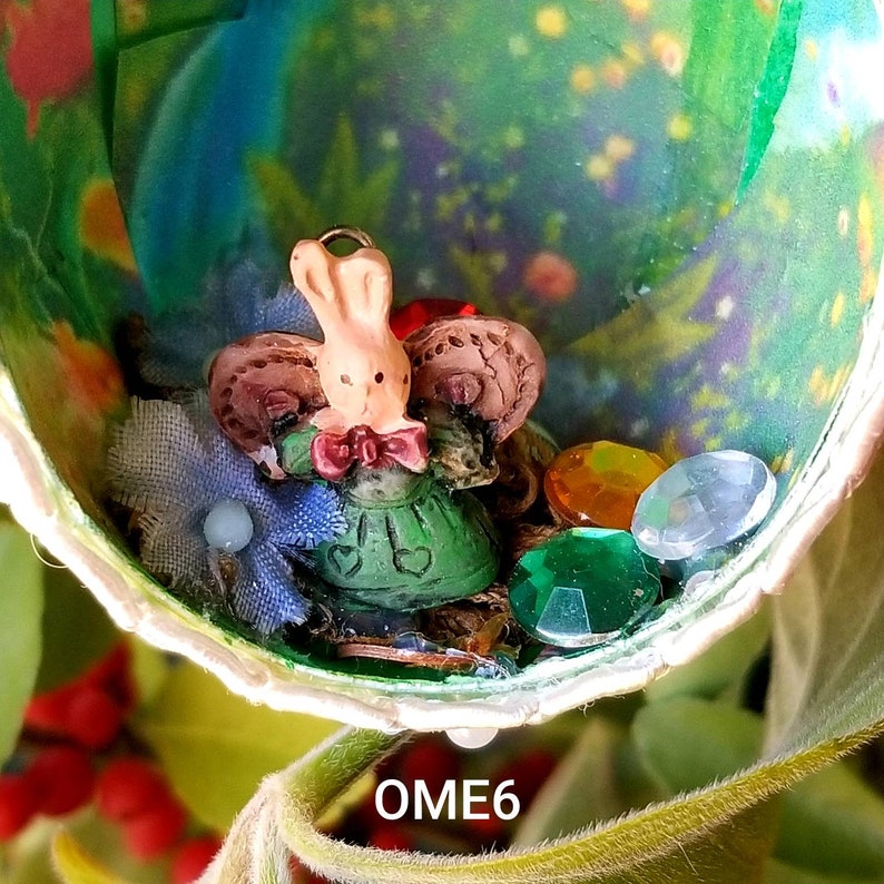 Easter Egg OrnamentBunny OrnamentHappy Easter OrnamentGreen Frog OrnamentPearly Egg OrnamentBunny with Wings Egg ornament Blossom Egg