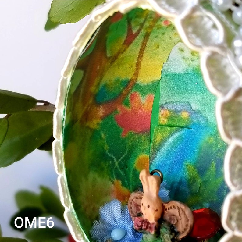 Easter Egg OrnamentBunny OrnamentHappy Easter OrnamentGreen Frog OrnamentPearly Egg OrnamentBunny with Wings Egg ornament Blossom Egg