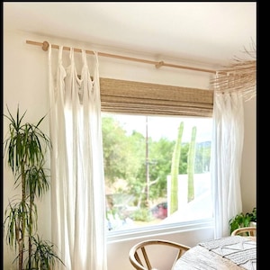 Ikea bay window curtain rod deals