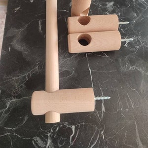 Wooden curtain pole brackets, Curtain Rod Holder, Wooden Curtain pole bracket, Curtain Accessories Home and Living,Modern curtain rod holder