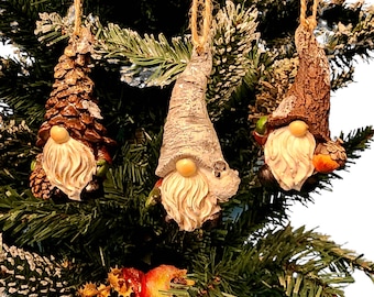 Woodland Gnome Christmas Ornament